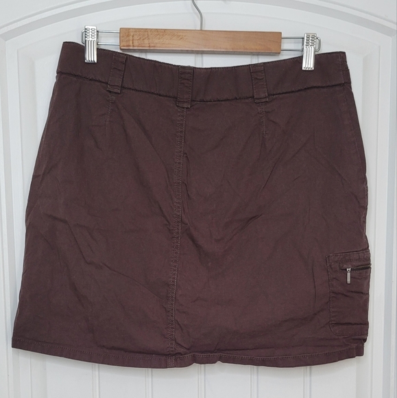 Croft & Barrow Brown Classic Fit Skort - Picture 2 of 6